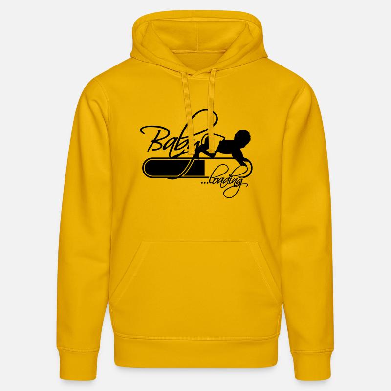 Baby Loading Logo - Sweat à capuche bio DRUMMER Stanley/Stella Unisexe - jaune spectre