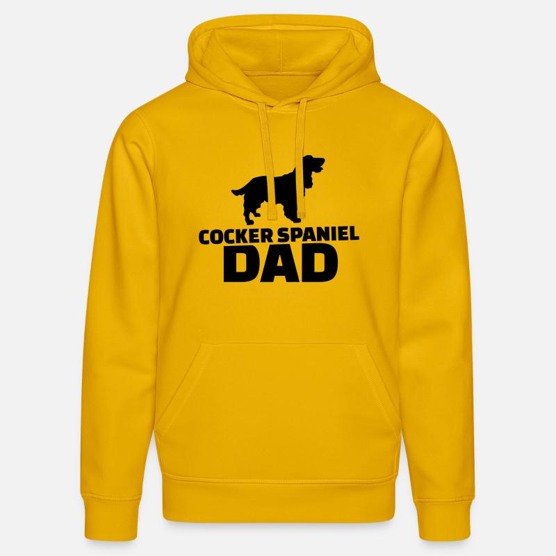Cocker Spaniel - Stanley/Stella Unisex Bio-Hoodie DRUMMER  - Spektralgelb