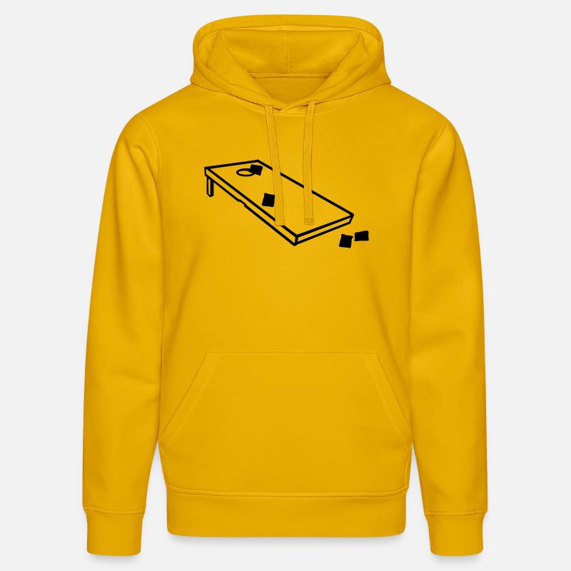 Cornhole - Sweat à capuche bio DRUMMER Stanley/Stella Unisexe - jaune spectre
