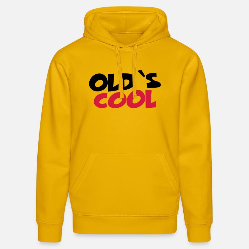 Old's cool - Sweat à capuche bio DRUMMER Stanley/Stella Unisexe - jaune spectre