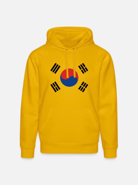 Südkorea - Stanley/Stella Unisex Bio-Hoodie DRUMMER - Spektralgelb