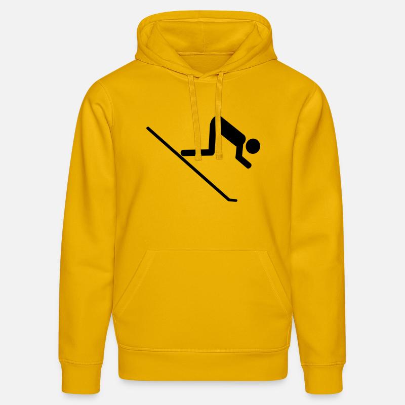 ski - Sweat à capuche bio DRUMMER Stanley/Stella Unisexe - jaune spectre