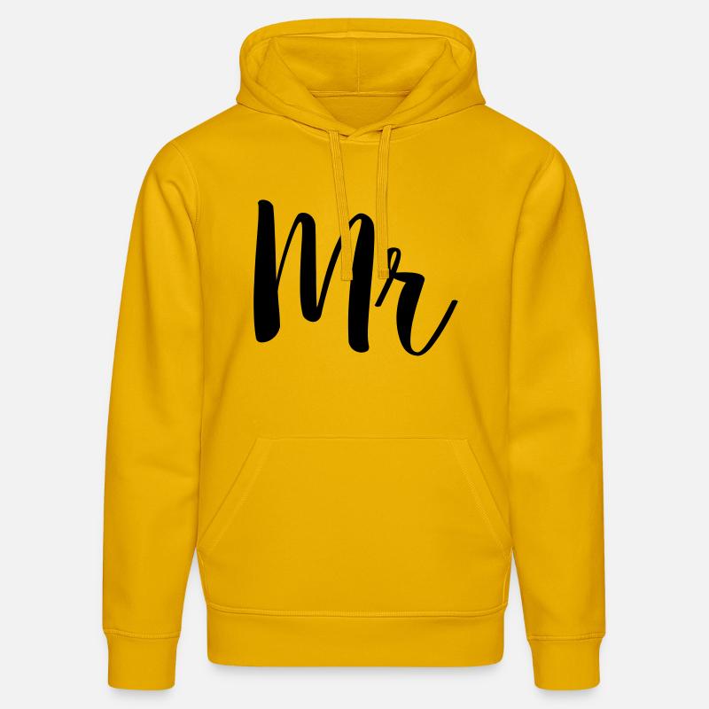 m simple - Sweat à capuche bio DRUMMER Stanley/Stella Unisexe - jaune spectre