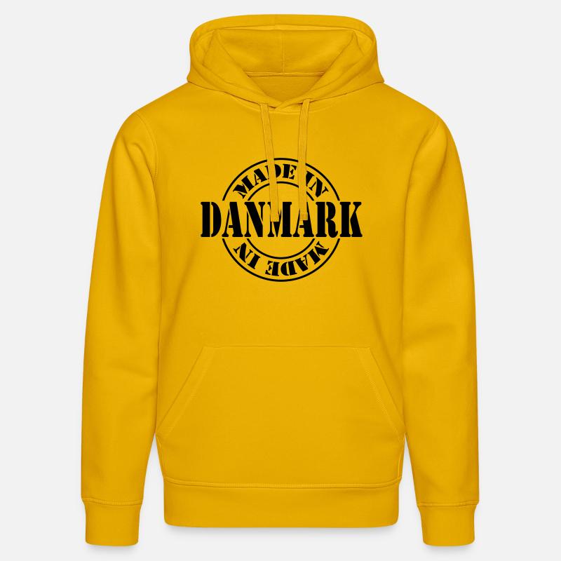 made in danmark m1k2 - Sweat à capuche bio DRUMMER Stanley/Stella Unisexe - jaune spectre