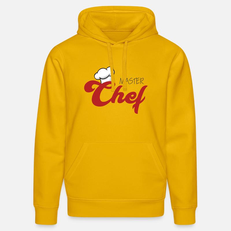 Cuisinier / Chef: Master Chef - Sweat à capuche bio DRUMMER Stanley/Stella Unisexe - jaune spectre