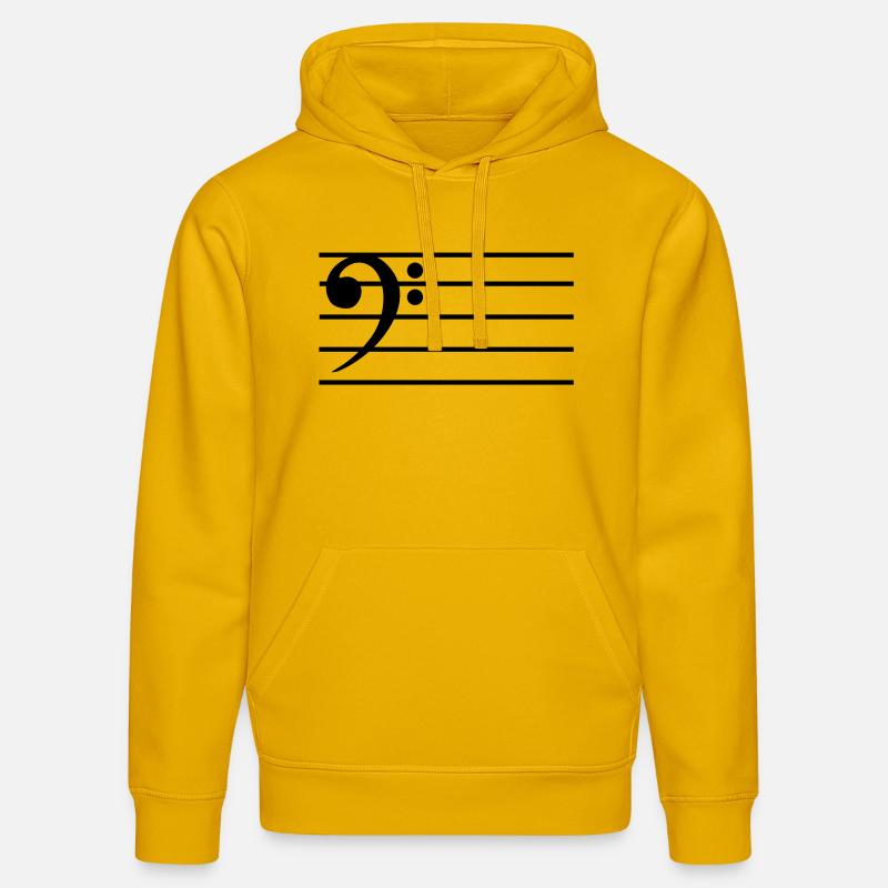 Note - Sweat à capuche bio DRUMMER Stanley/Stella Unisexe - jaune spectre