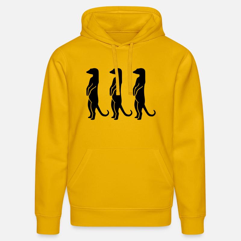 Suricate - Sweat à capuche bio DRUMMER Stanley/Stella Unisexe - jaune spectre