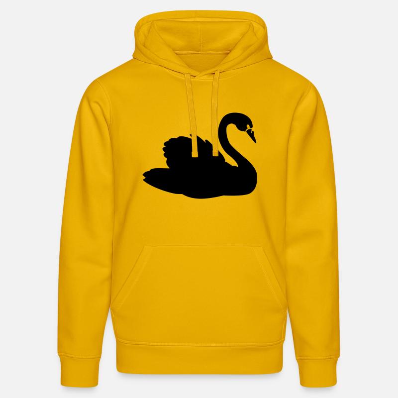 Cygne - Sweat à capuche bio DRUMMER Stanley/Stella Unisexe - jaune spectre