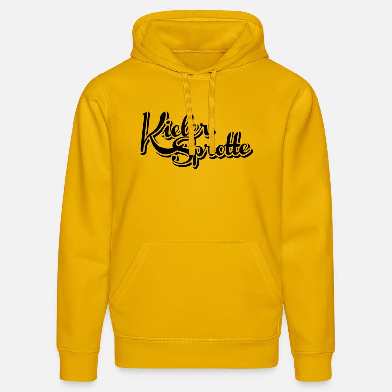 KielerSprotte - Sweat à capuche bio DRUMMER Stanley/Stella Unisexe - jaune spectre