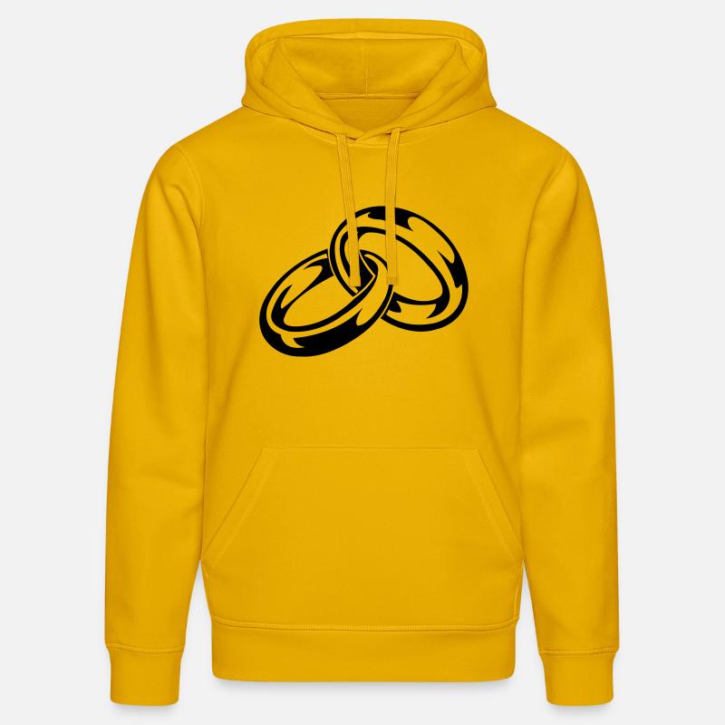 eheringe_01 - Sweat à capuche bio DRUMMER Stanley/Stella Unisexe - jaune spectre