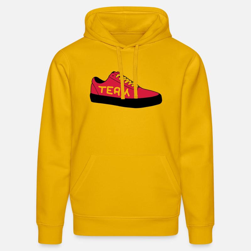 sneaker__team - Sweat à capuche bio DRUMMER Stanley/Stella Unisexe - jaune spectre