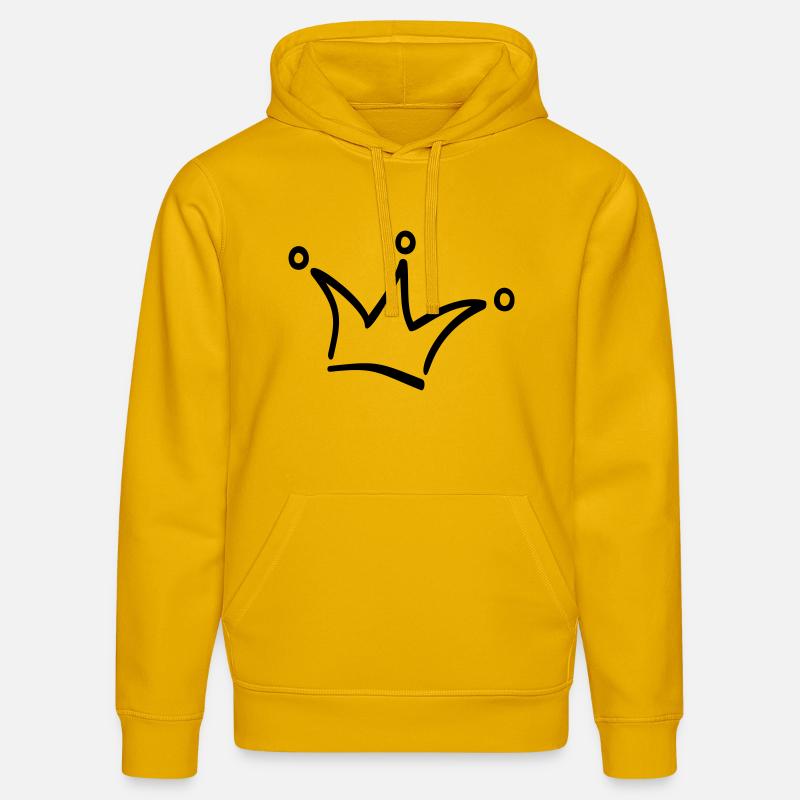 KRONE trident - Sweat à capuche bio DRUMMER Stanley/Stella Unisexe - jaune spectre