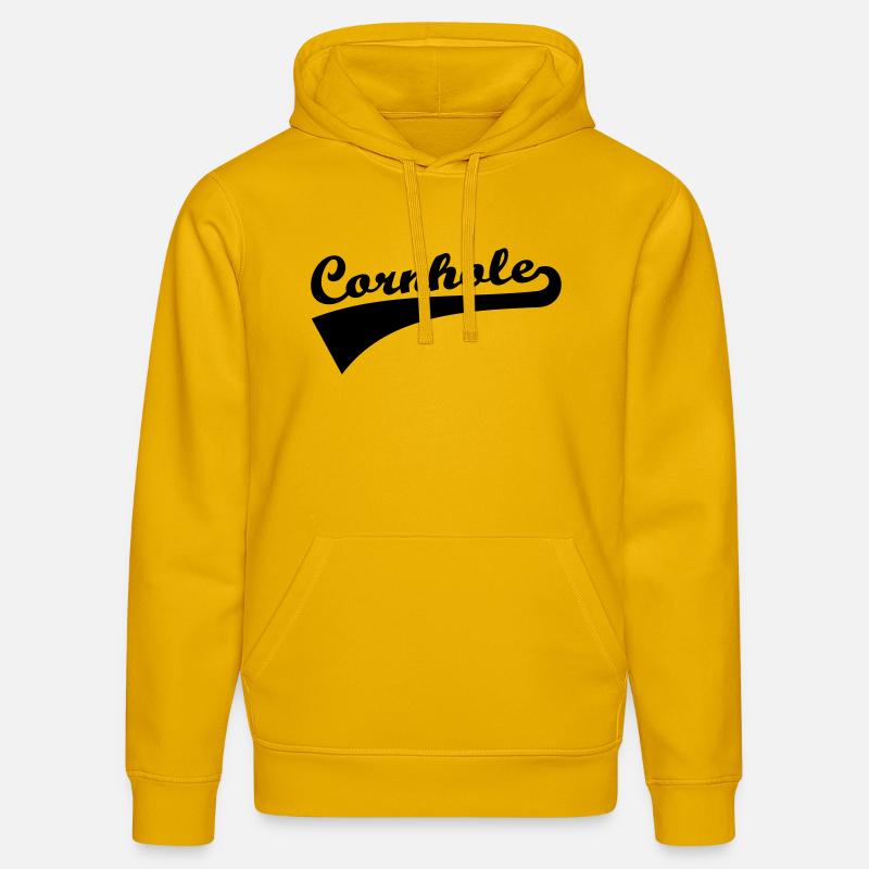 Cornhole - Sweat à capuche bio DRUMMER Stanley/Stella Unisexe - jaune spectre