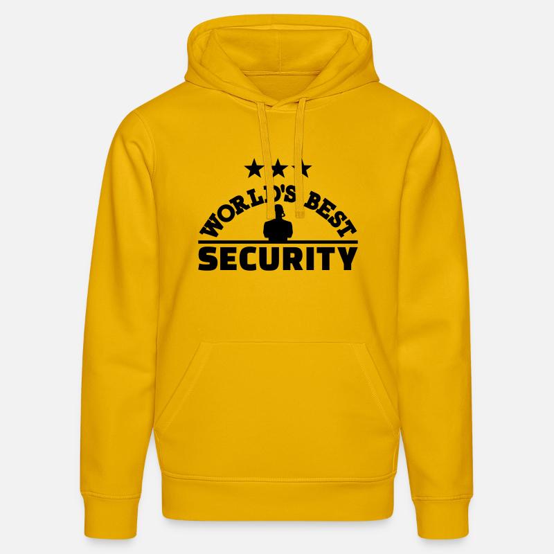 Security - Sweat à capuche bio DRUMMER Stanley/Stella Unisexe - jaune spectre