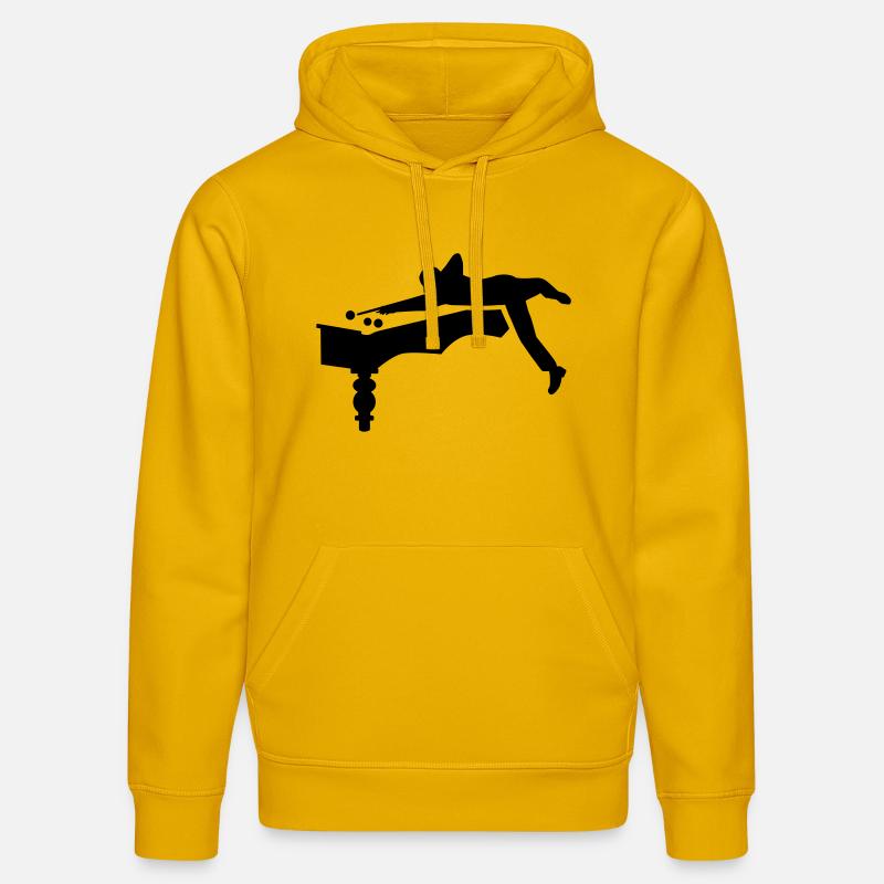 Billard - Sweat à capuche bio DRUMMER Stanley/Stella Unisexe - jaune spectre