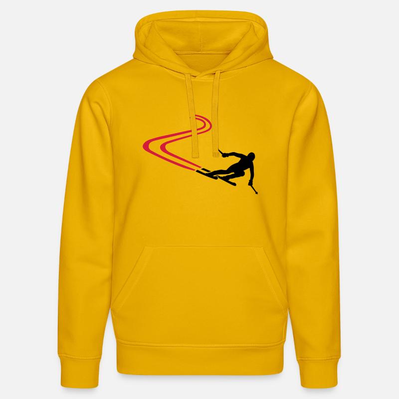 Ski - Stanley/Stella Unisex Bio-Hoodie DRUMMER  - Spektralgelb