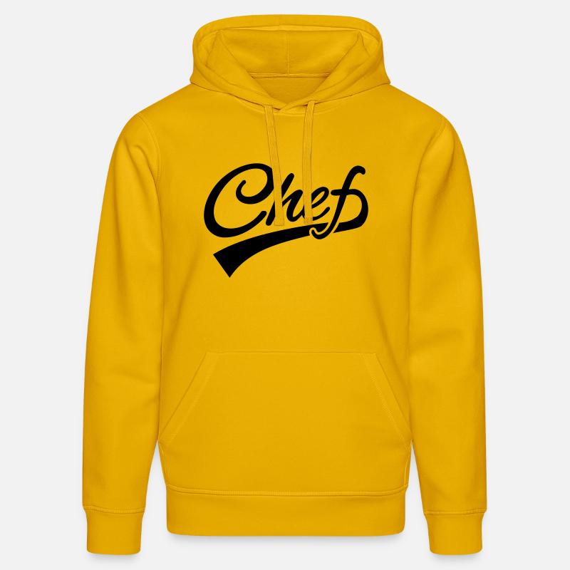 Chef - Sweat à capuche bio DRUMMER Stanley/Stella Unisexe - jaune spectre