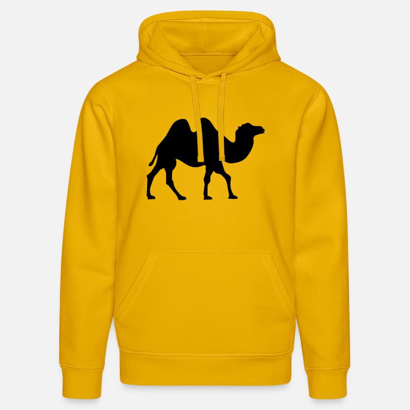 Chameau - Sweat à capuche bio DRUMMER Stanley/Stella Unisexe - jaune spectre