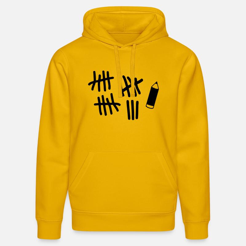 Striche - Stift - Stanley/Stella Unisex Bio-Hoodie DRUMMER  - Spektralgelb