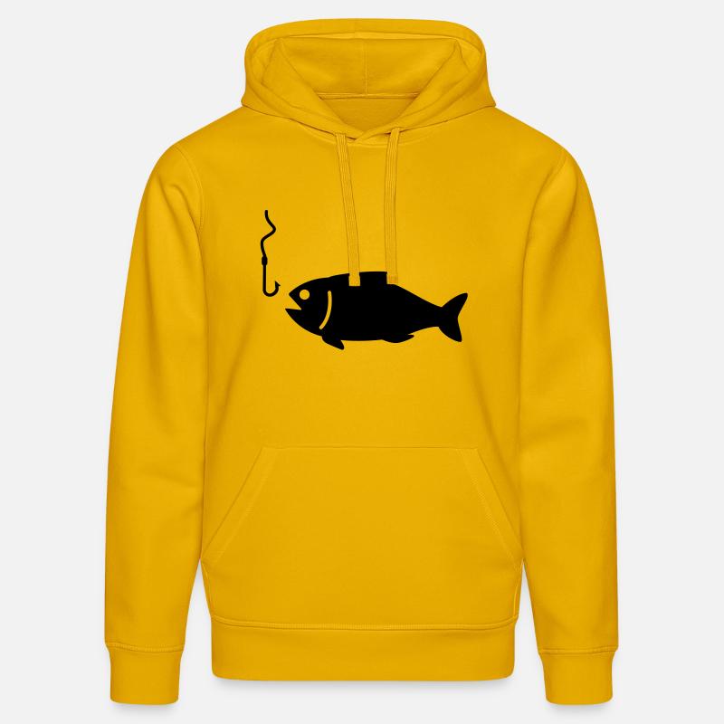 fisch - Sweat à capuche bio DRUMMER Stanley/Stella Unisexe - jaune spectre