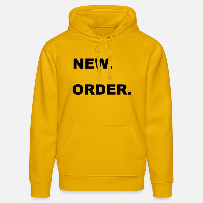 NOUVELLE COMMANDE - Sweat à capuche bio DRUMMER Stanley/Stella Unisexe - jaune spectre