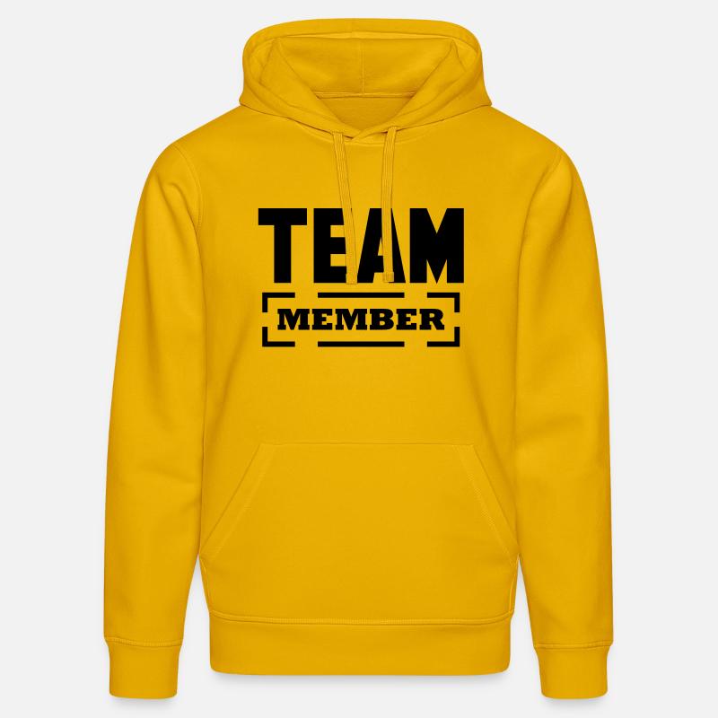 team member - Sweat à capuche bio DRUMMER Stanley/Stella Unisexe - jaune spectre