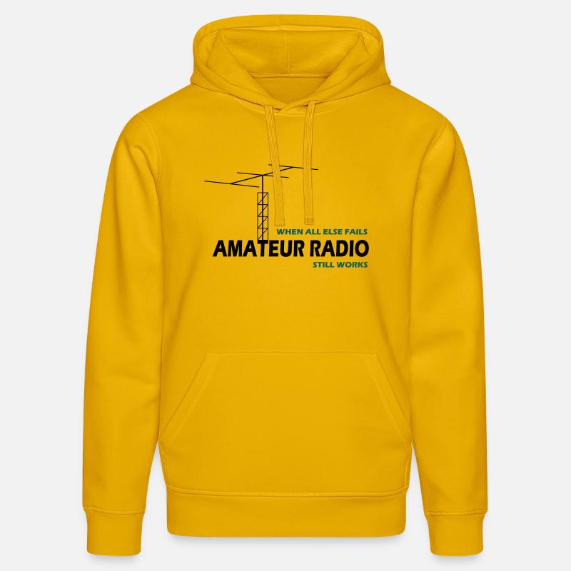 notfunk - Stanley/Stella Unisex Bio-Hoodie DRUMMER - Spektralgelb