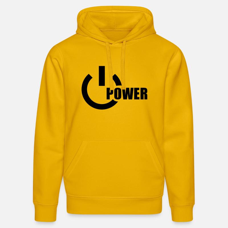 Power - Sweat à capuche bio DRUMMER Stanley/Stella Unisexe - jaune spectre