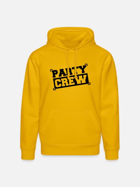 party_crew01 - Stanley/Stella Unisex Bio-Hoodie DRUMMER  - Spektralgelb