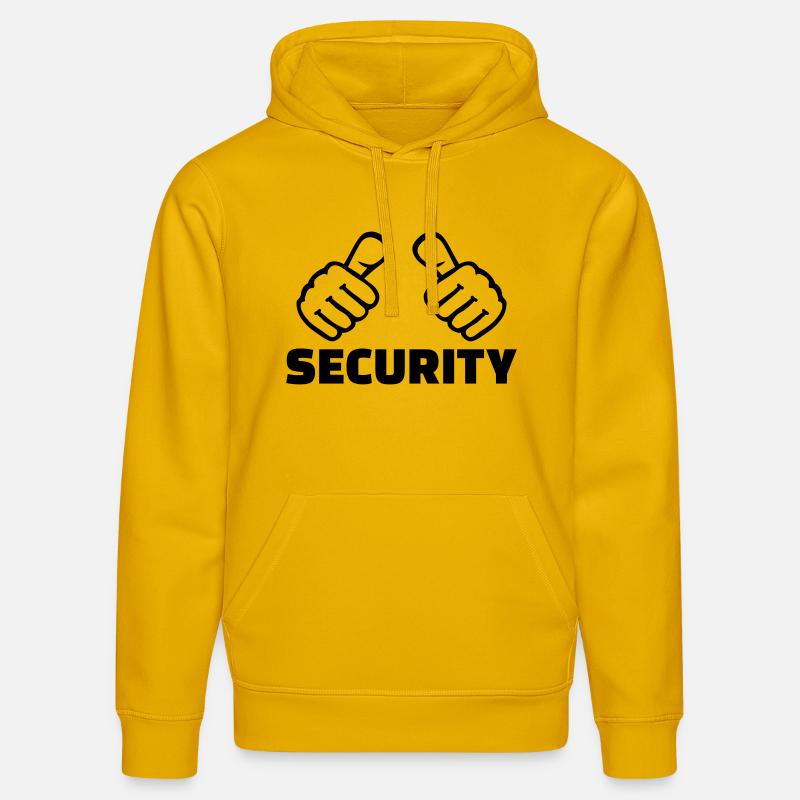 Security - Sweat à capuche bio DRUMMER Stanley/Stella Unisexe - jaune spectre