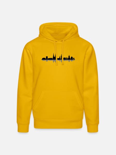 Skyline - Soest - Stanley/Stella Unisex Bio-Hoodie DRUMMER - Spektralgelb
