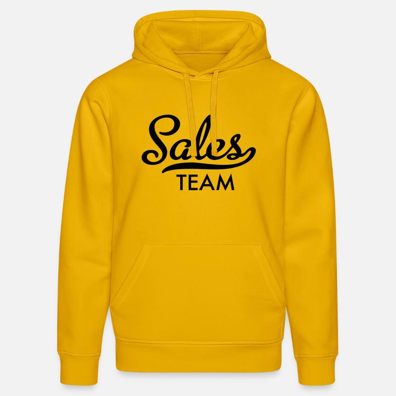 Équipe de vente - Sweat à capuche bio DRUMMER Stanley/Stella Unisexe - jaune spectre