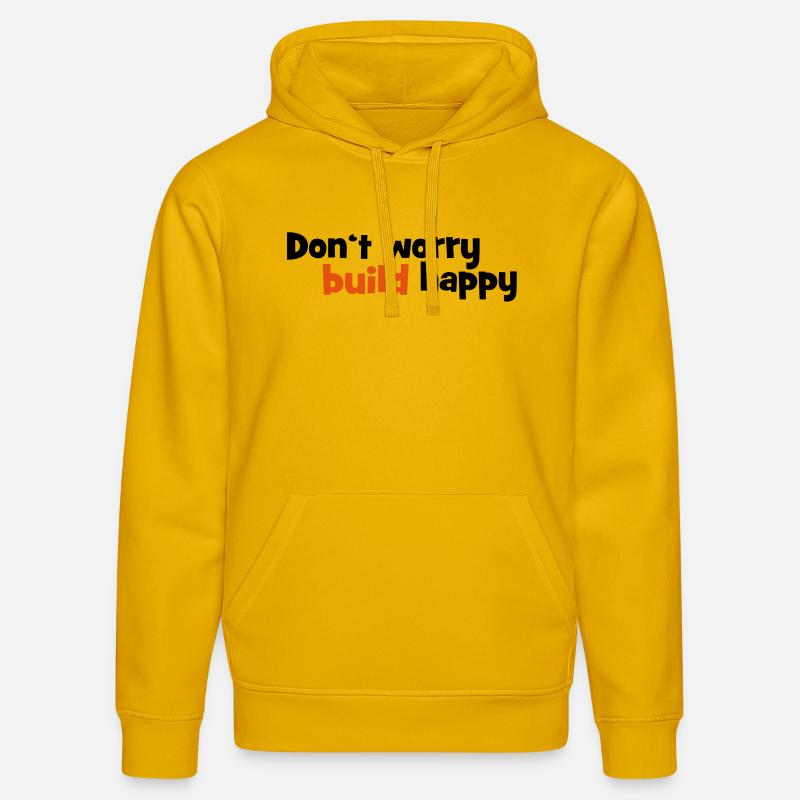 Construction - Sweat à capuche bio DRUMMER Stanley/Stella Unisexe - jaune spectre