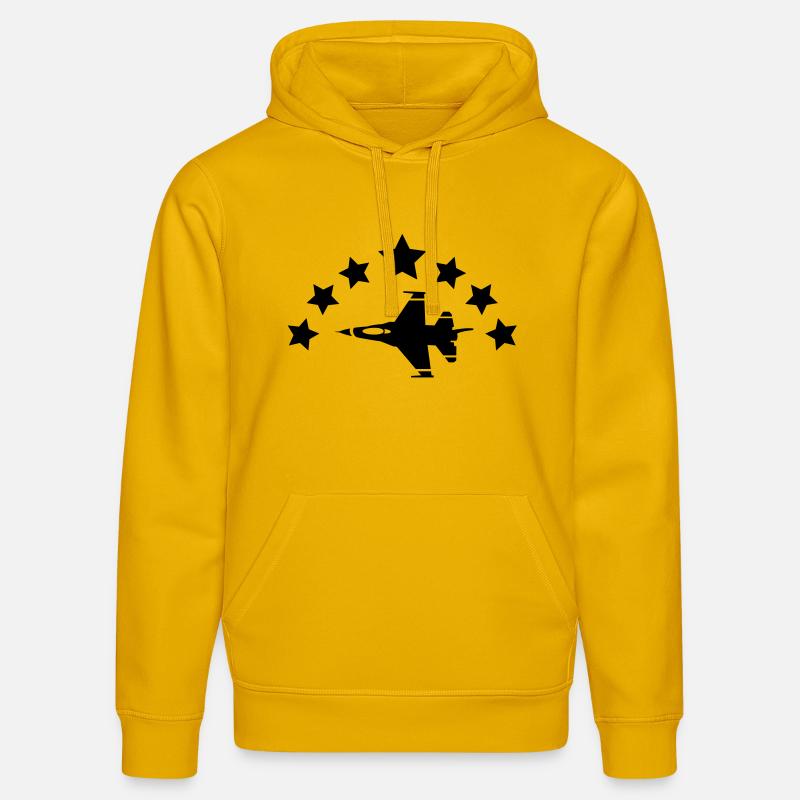 jet commence - Sweat à capuche bio DRUMMER Stanley/Stella Unisexe - jaune spectre
