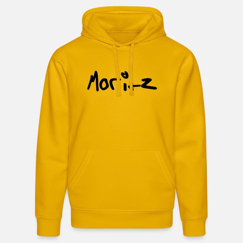 Moritz - Sweat à capuche bio DRUMMER Stanley/Stella Unisexe - jaune spectre