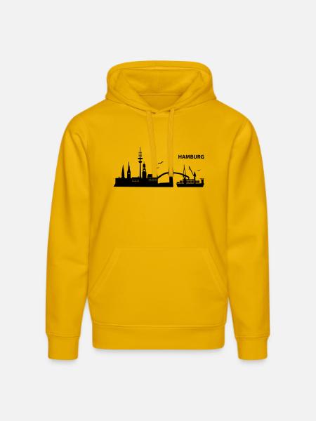 Skyline Hamburg - Stanley/Stella Unisex Bio-Hoodie DRUMMER - Spektralgelb