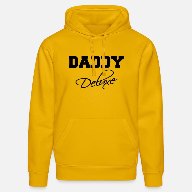 Daddy Deluxe - Sweat à capuche bio DRUMMER Stanley/Stella Unisexe - jaune spectre