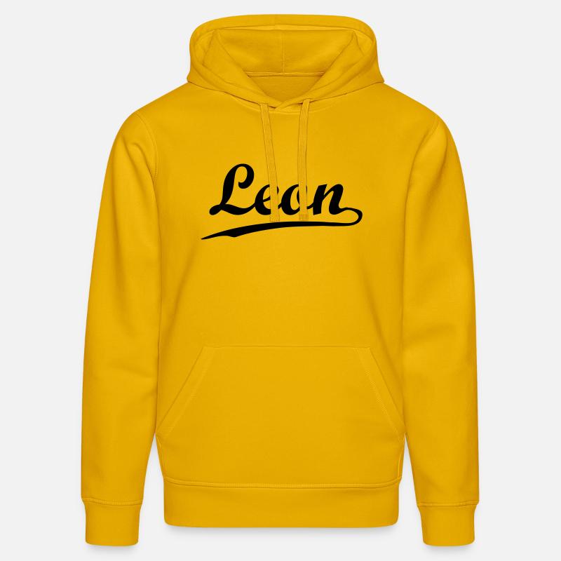 leon - Sweat à capuche bio DRUMMER Stanley/Stella Unisexe - jaune spectre