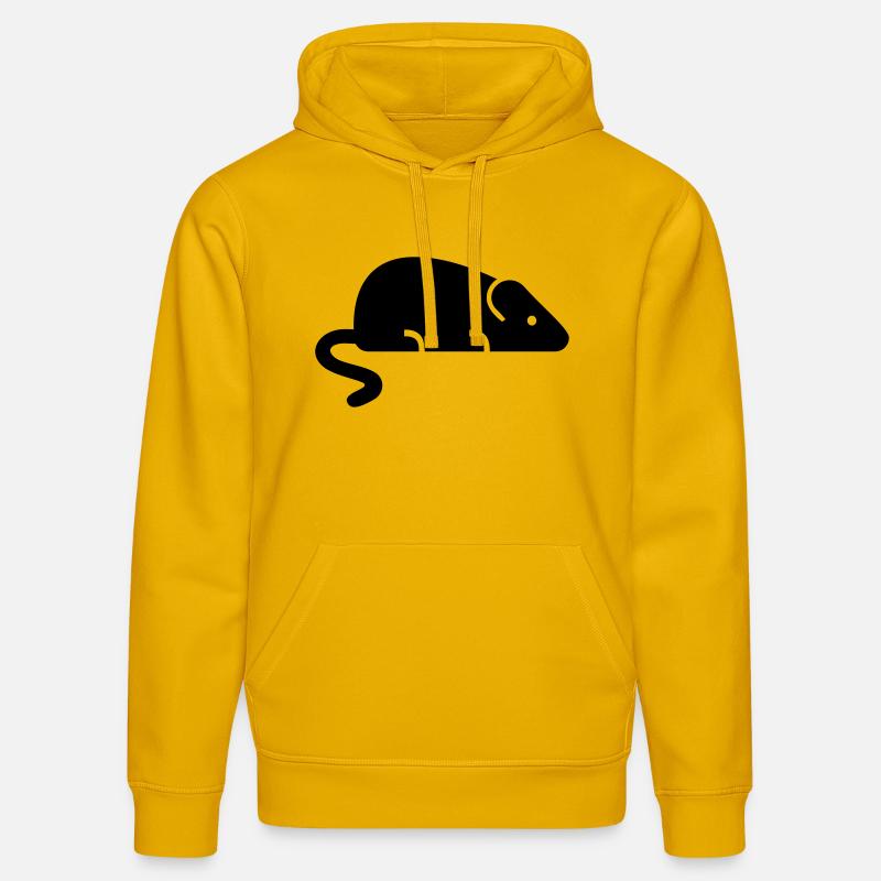 Souris - Sweat à capuche bio DRUMMER Stanley/Stella Unisexe - jaune spectre