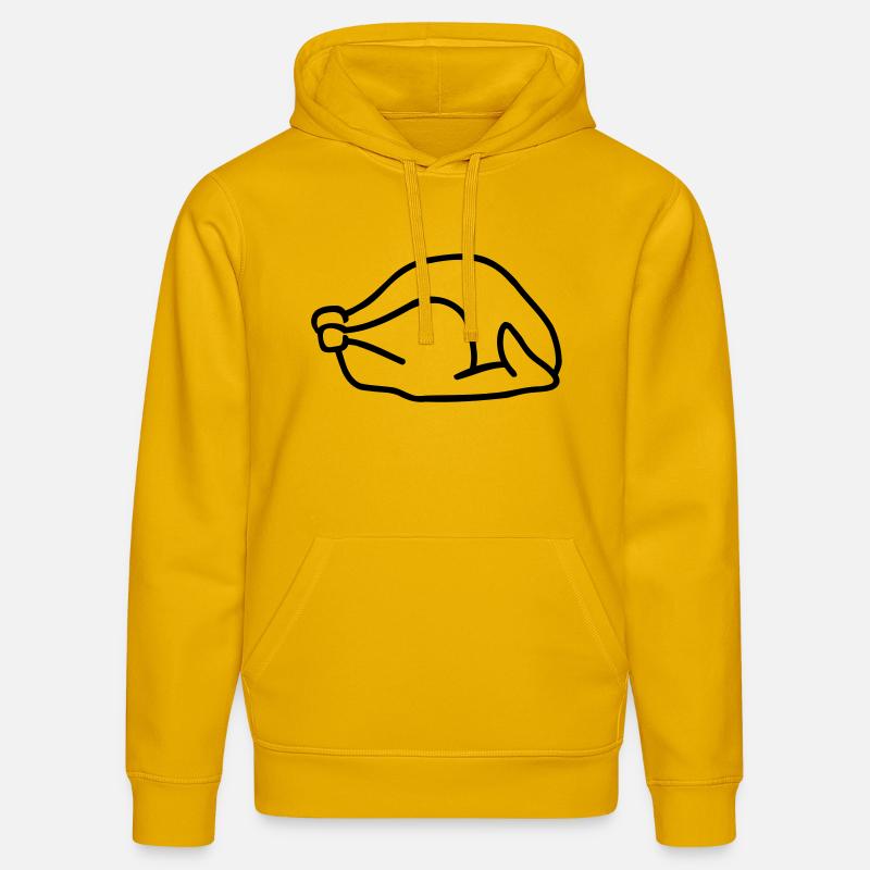 Dindon - Sweat à capuche bio DRUMMER Stanley/Stella Unisexe - jaune spectre