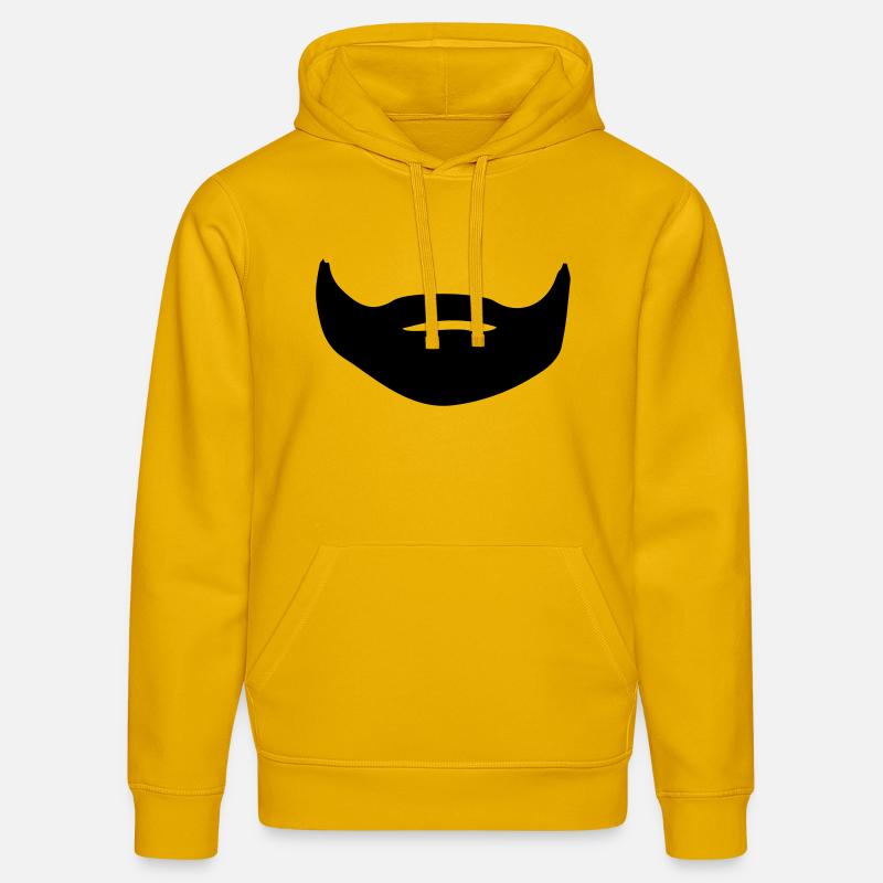 vollbart - Sweat à capuche bio DRUMMER Stanley/Stella Unisexe - jaune spectre
