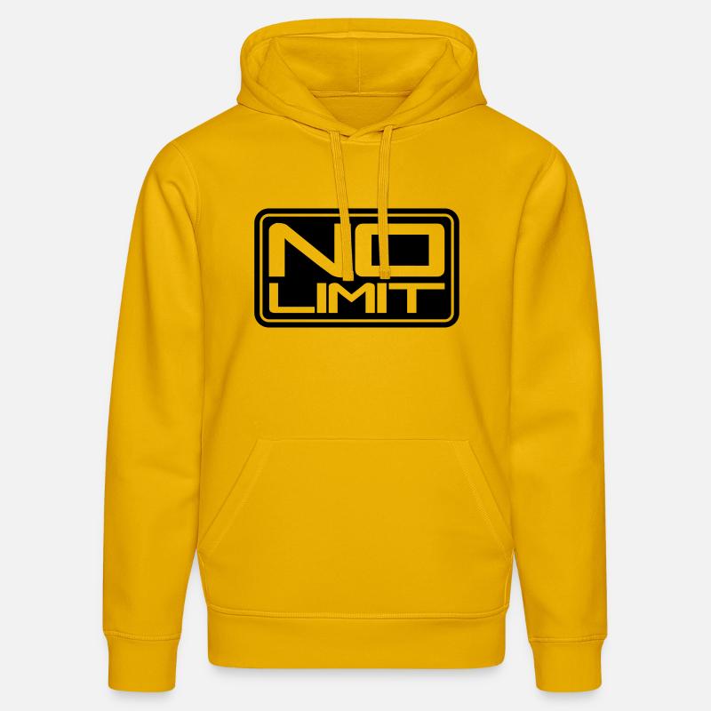 No Limit Shield - Sweat à capuche bio DRUMMER Stanley/Stella Unisexe - jaune spectre