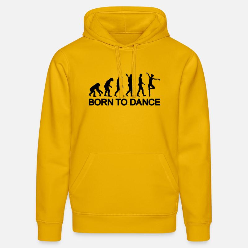 Ballett Evolution - Stanley/Stella Unisex Bio-Hoodie DRUMMER  - Spektralgelb