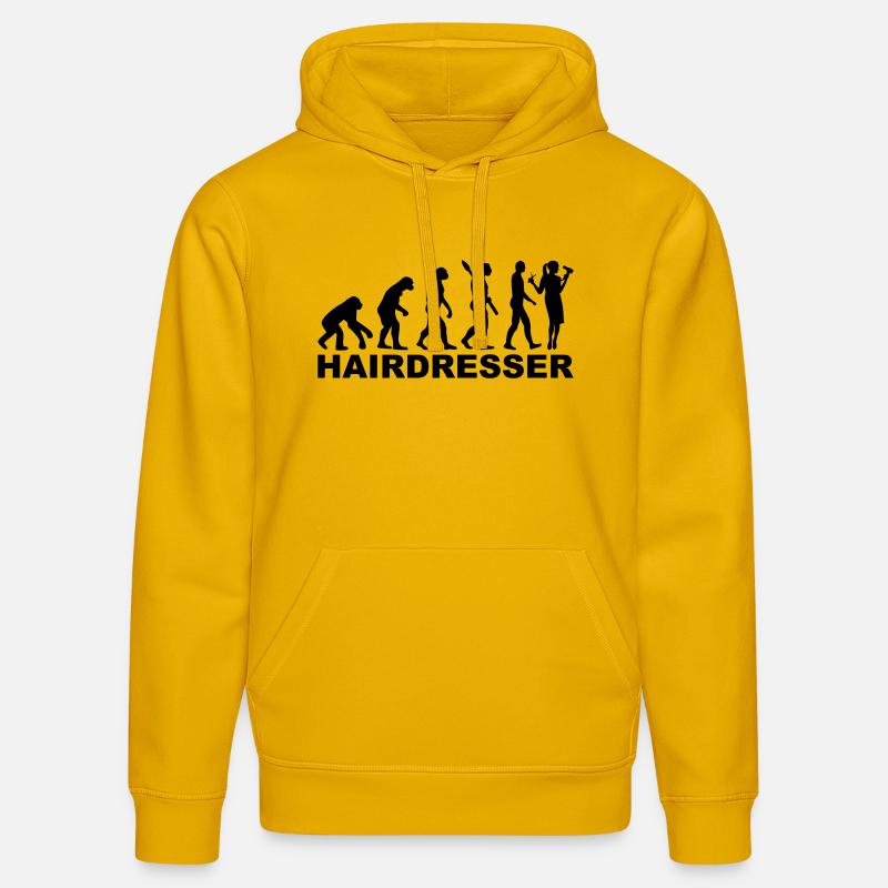 Coiffeuse - Sweat à capuche bio DRUMMER Stanley/Stella Unisexe - jaune spectre