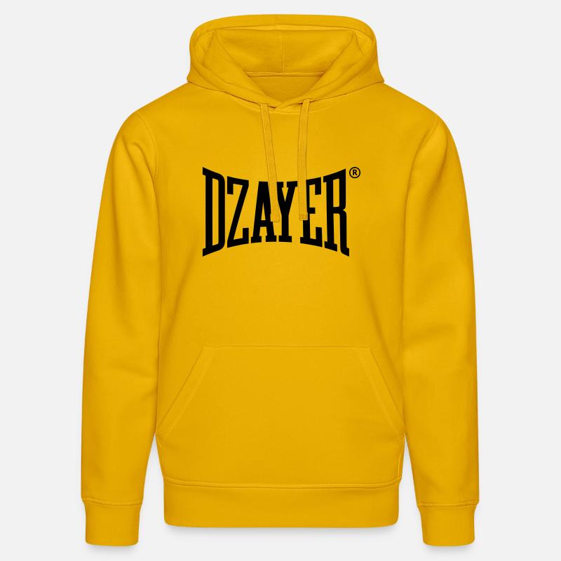 Dzayer - Sweat à capuche bio DRUMMER Stanley/Stella Unisexe - jaune spectre