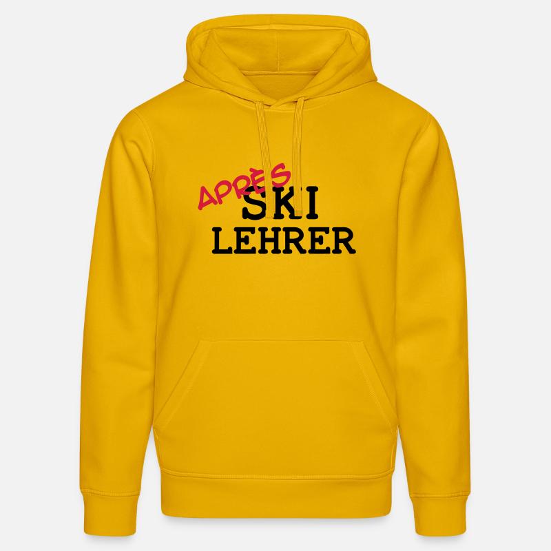 Enseignant de l'après-ski - Sweat à capuche bio DRUMMER Stanley/Stella Unisexe - jaune spectre
