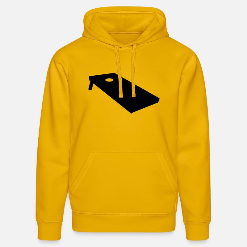 Cornhole - Sweat à capuche bio DRUMMER Stanley/Stella Unisexe - jaune spectre