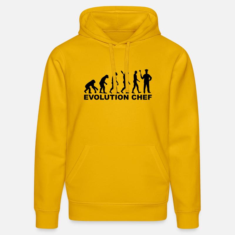 Cuisinier - Sweat à capuche bio DRUMMER Stanley/Stella Unisexe - jaune spectre