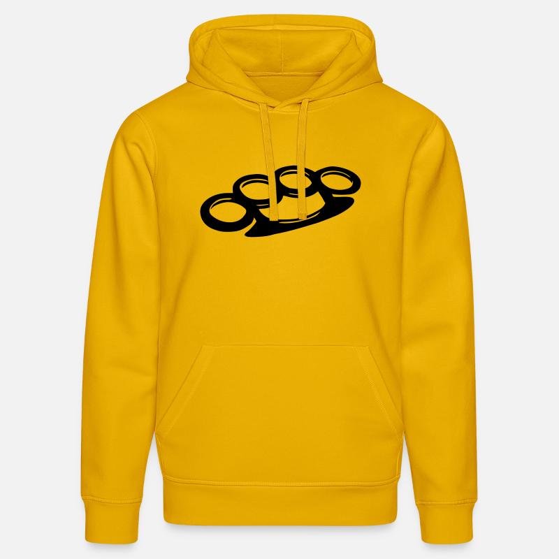 Coup de poing - Sweat à capuche bio DRUMMER Stanley/Stella Unisexe - jaune spectre