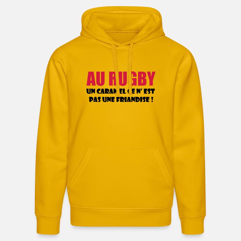 rugby - Stanley/Stella DRUMMER Unisex Organic Hoodie - spectra yellow